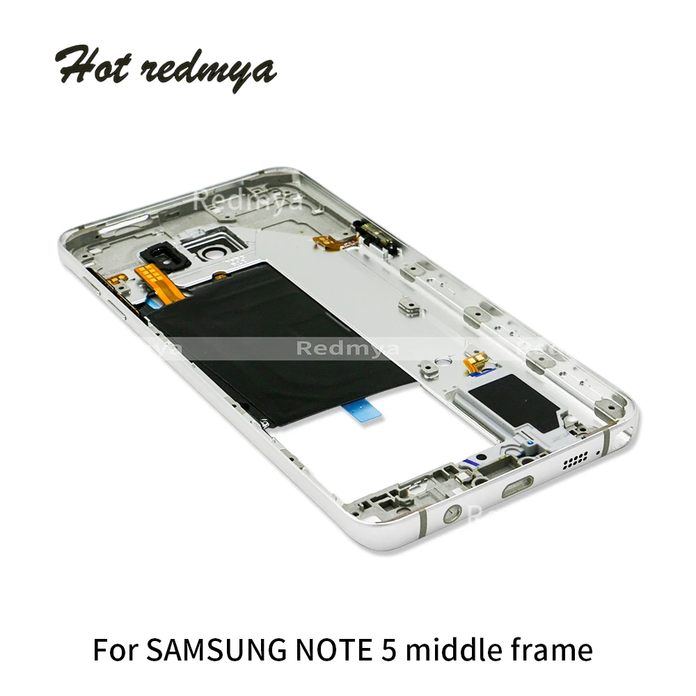 1 шт. новая средняя рамка для Samsung Note 5 N920 корпус со средней пластиной с боковой