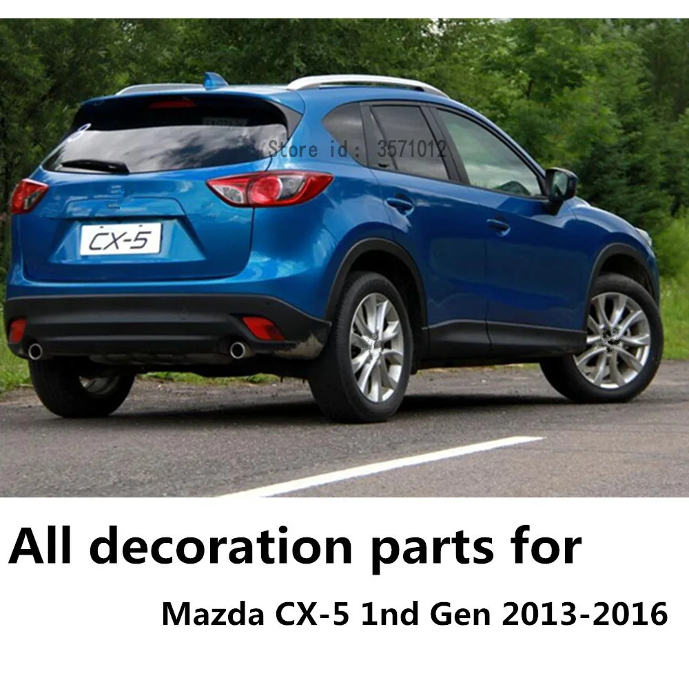

For Mazda CX-5 CX5 2013 2014 2015 2016 car body front head Light lamp clean wash frame stick ABS Chrome cover trim 2pcs/set
