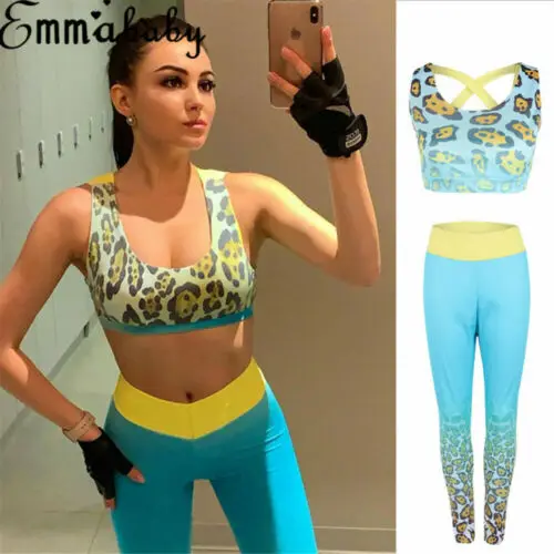 Модный элегантный сексуальный женский комплект бюстгальтер для бега и штаны