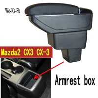 for mazda skyactiv version cx3 cx 3 center console arm rest armrest box central store content box with cup holder ashtray usb