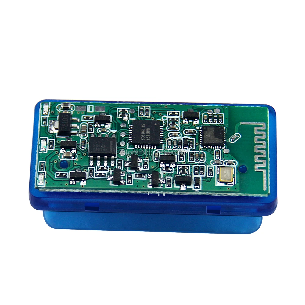 ELM327 Bluetooth V1.5 OBD2 считыватель кодов синий цвет сканирующий инструмент супер ELM 327 кодерейдер двигателя OBD-II OBDAuto диагностический сканер