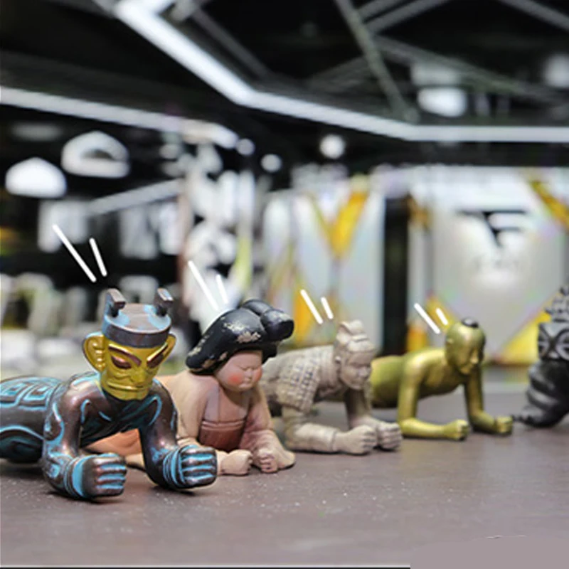 

Birthday gift lady terracotta warriors super-activated wonderful archaeological note series Blind Random Box