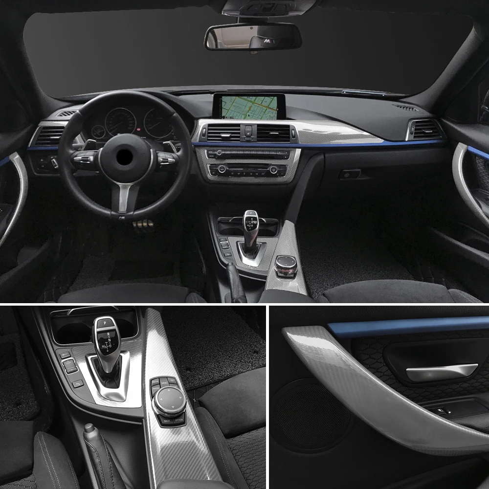 30x100 см 5D высокоглянцевая виниловая пленка из углеродного волокна для