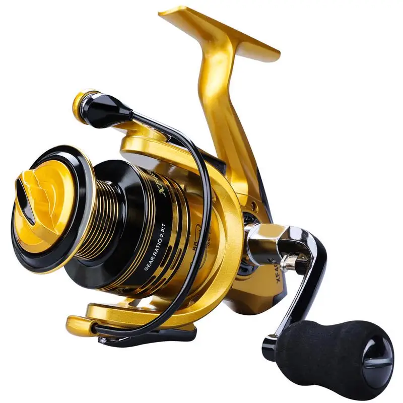 Yumoshi Spinning Reel 13+1BB Stainless Steel 1000-7000 Right Left Hand Metal Coil Spool Ice Jigging Fishing Pesca | Спорт и