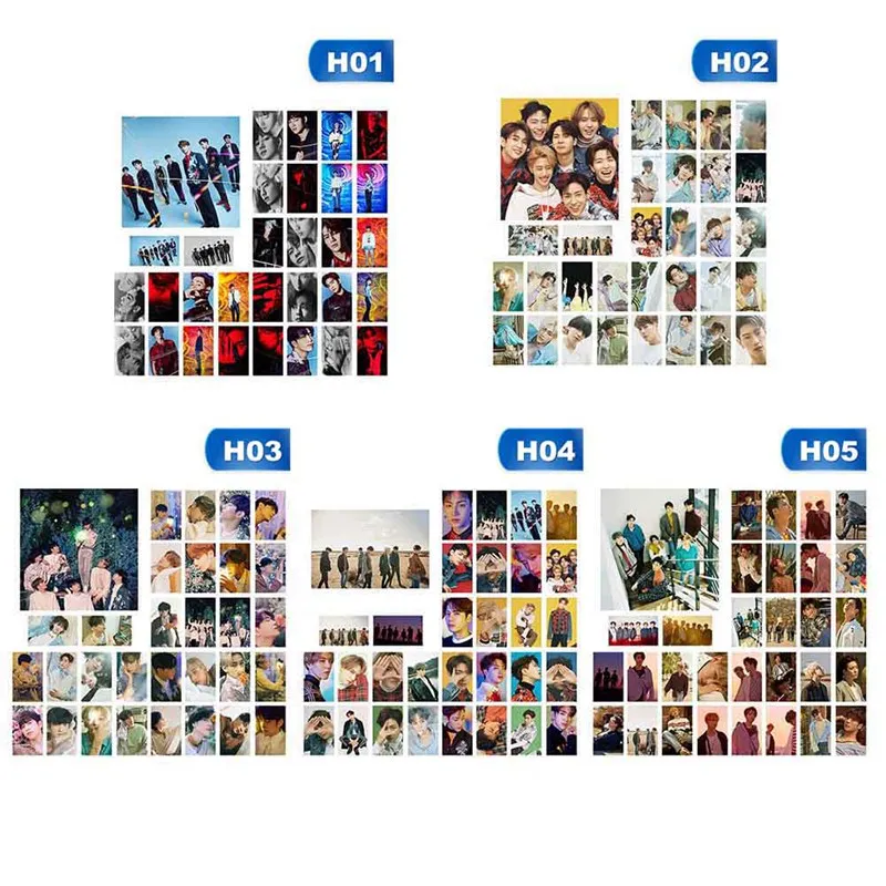 30 шт./компл. альбом KPOP GOT7 самодельный бумажный постер Фотокарта ломо карта веер