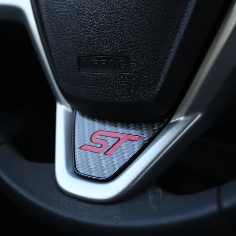 3D St руль блестки Стикеры ABS хромированная или углеродного волокна крышки s для