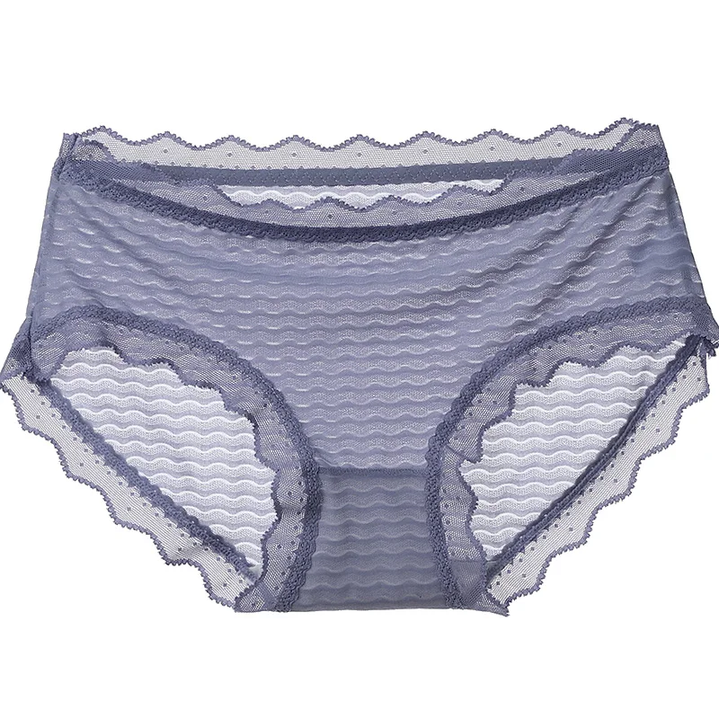 Трусики женские кружевные жаккардовые пикантные тонкие прозрачные мягкие из