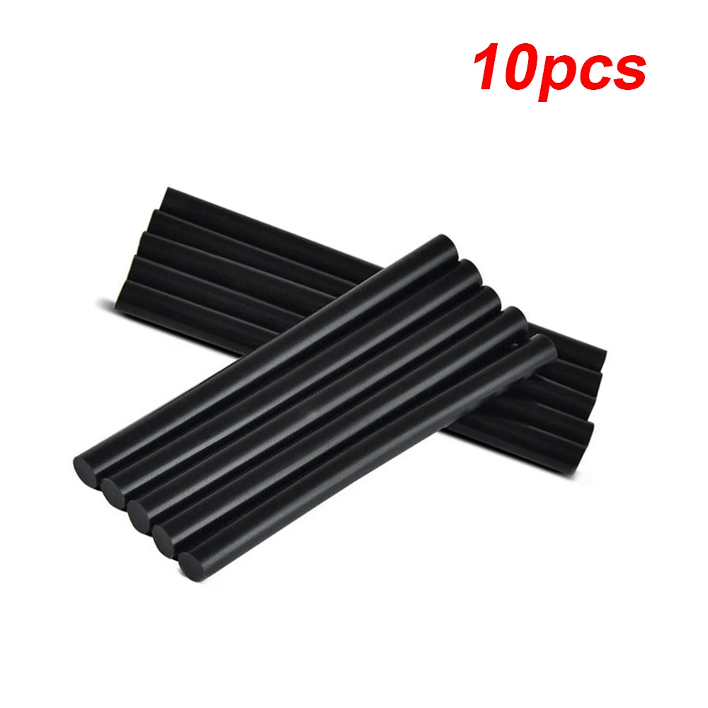 

Set Hot Glue Sticks Paintless Accessories Car Auto 10Pcs Removal Dent Repair Black