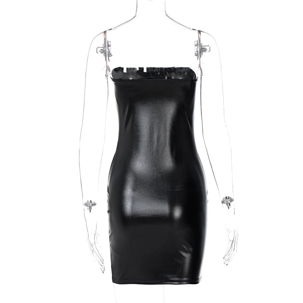 

2021 summer Vestido de mujer Sexy Clube Bodycon Mini Strapless Dress Sheath Chest Wrapping vestidos dresses for women
