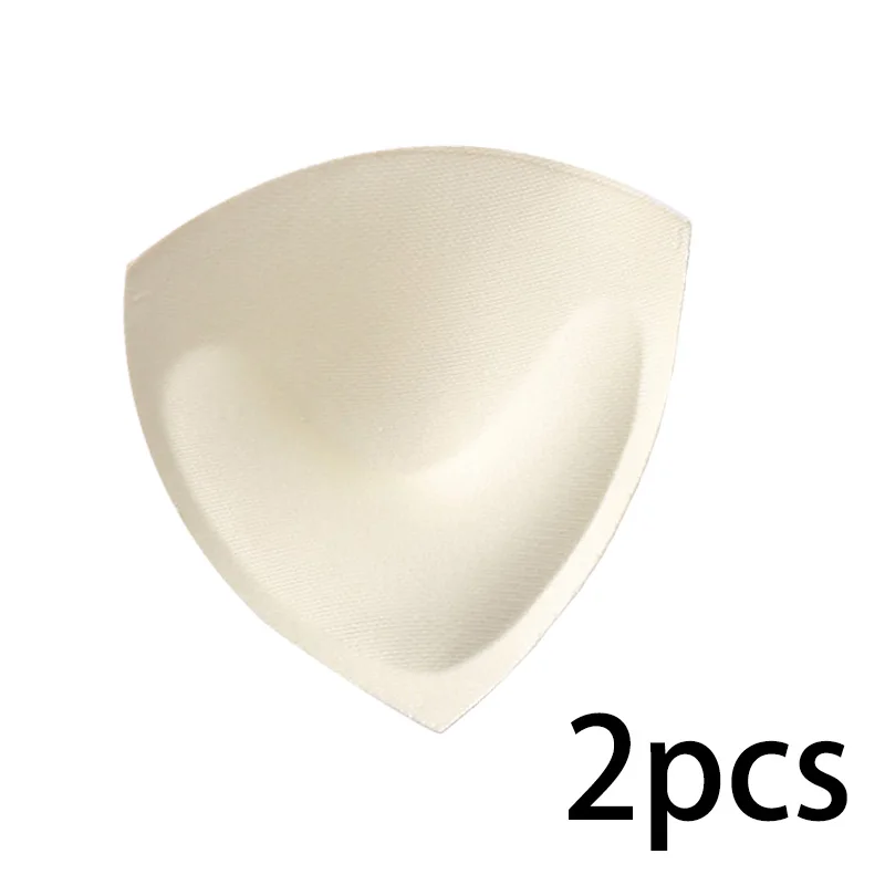 1 pair 2 шт., 1 пара, плотные губчатые подушечки для бюстгальтера, увеличивающие грудь, съемные вкладыши для бюстгальтера, для купального костюма, с подкладкой для бикини, 2 пары - Цвет: 1 pair