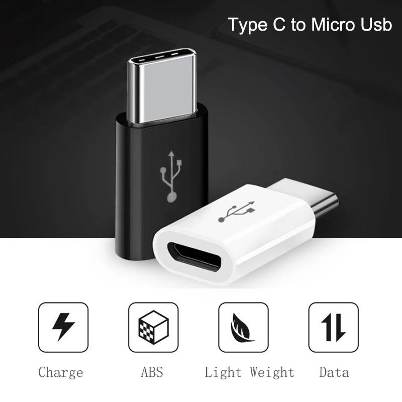 

Mobile Phone Adapter Micro USB To USB 3.1 Type C Adapter Charge Dada Connector for Huawei Xiaomi Samsung Galaxy Laptop 100pcs