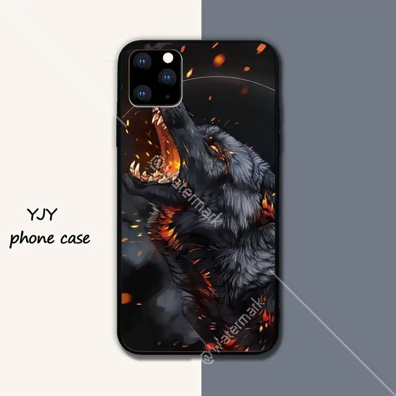 

cool Snow Wolf mobile phone cover case for iphone se 2020 6 6s 7 8 plus x xs max xr 11 12 pro max coque