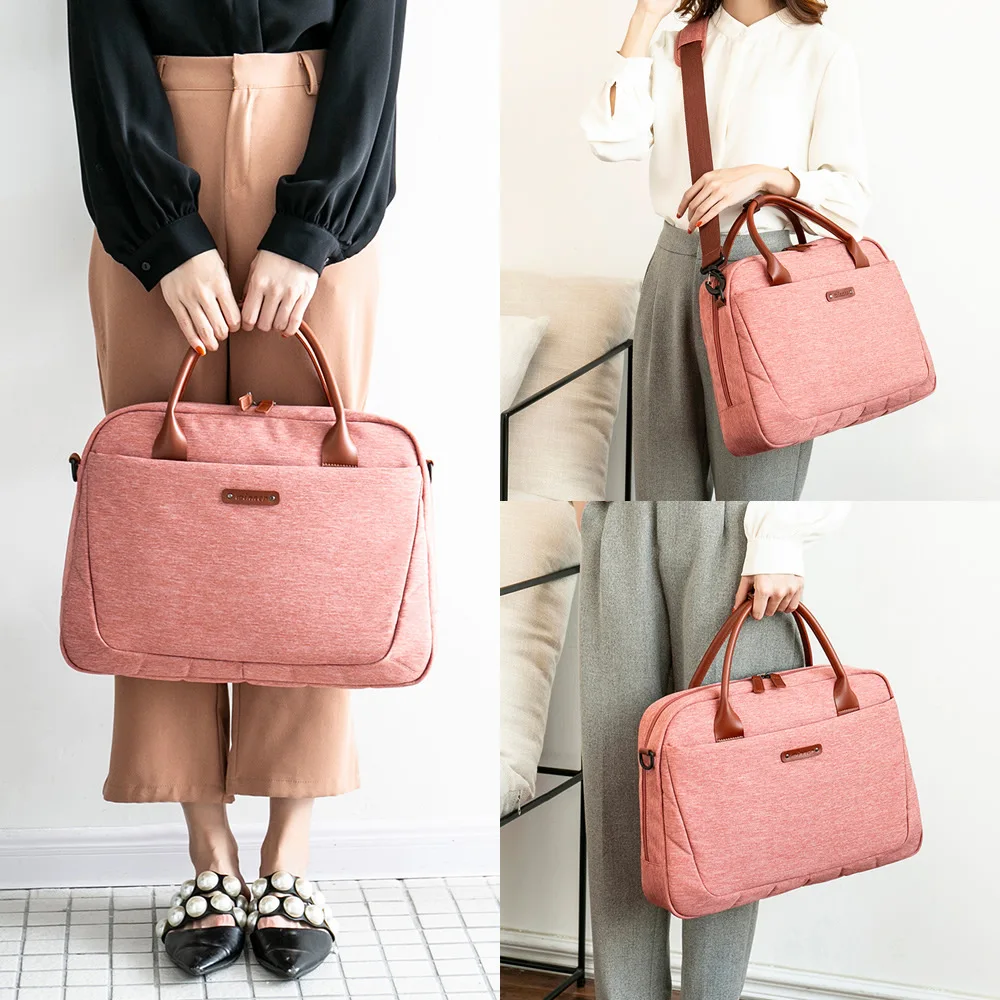 

Waterproof Briefcase Business Bag Document Organizer Ipad Tote Handbag Purse Strap Zip Pouch Travel Package Accessories Supplies