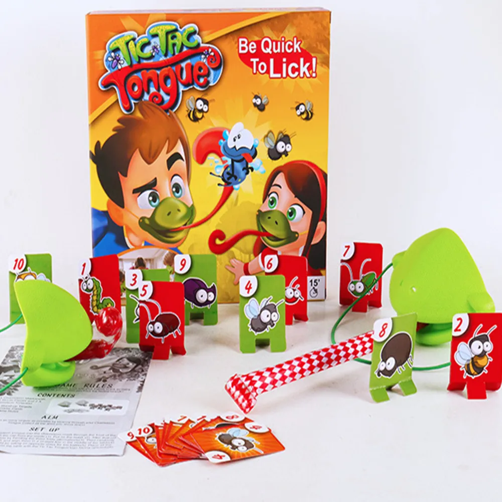 Интерактивная настольная легкая атлетика Вечерние игры язык Спорт Хамелеон игра