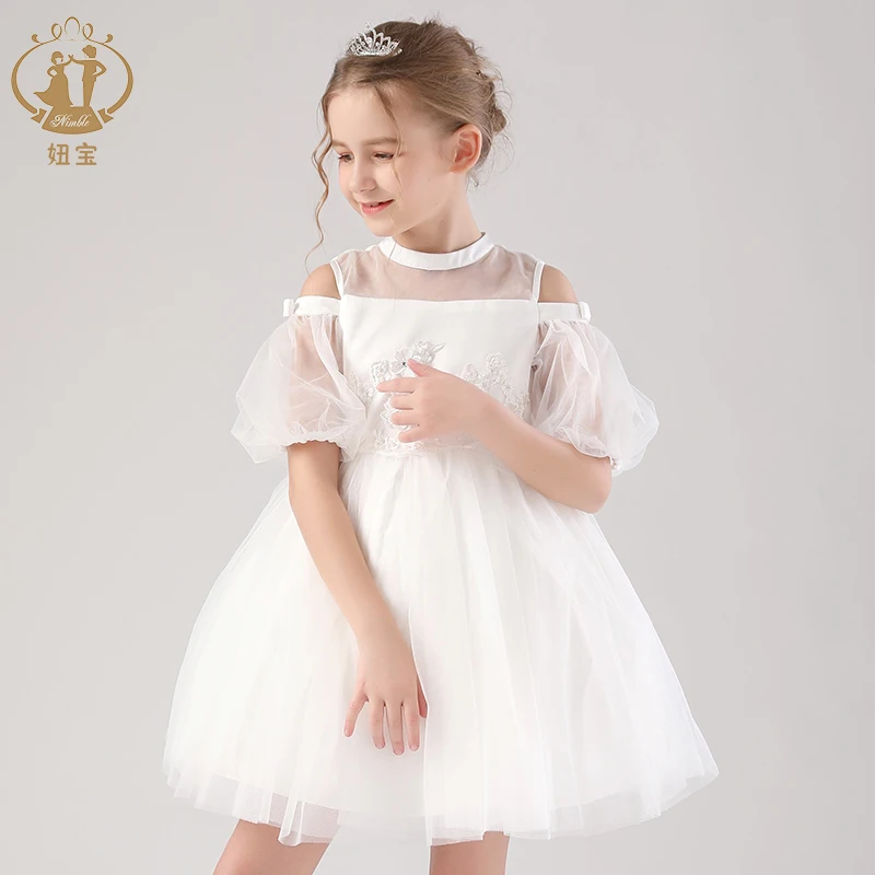 Платье принцессы с цветочным принтом для девочек лето 2021 платье открытыми