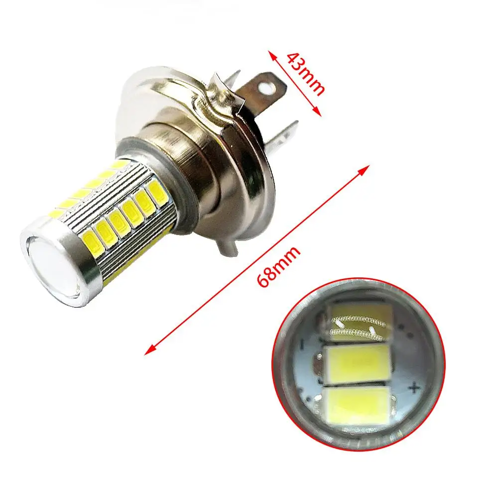Белый 1156 BA15S 1157 BAY15D H4 H7 P21 5 Вт 33SMD светодиодный автомобильный номерной знак