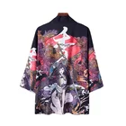 Кимоно женское, 2020, японское кимоно, кардиган, косплей, рубашка, блузка для женщин, летнее пляжное кимоно в японском стиле юката Q855