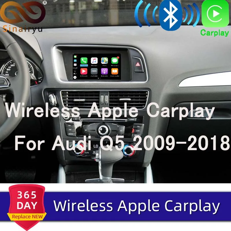 2020 беспроводной/проводной декодер Apple Carplay для Audi Q5 MMI 2009 2018 muItimedia интерфейс CarPlay