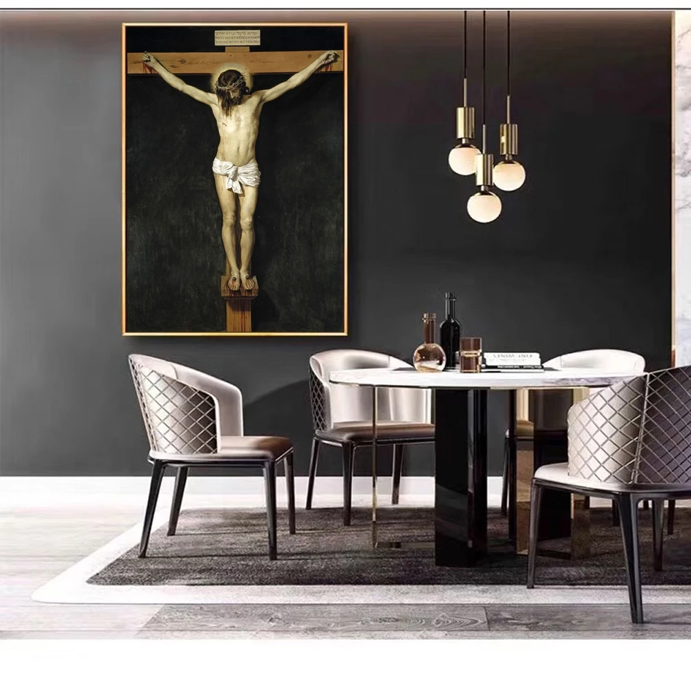 Famous Canvas Art Christ Crucified Paintings on The Wall Christian Prints Jesus Pictures for Living Room | Дом и сад