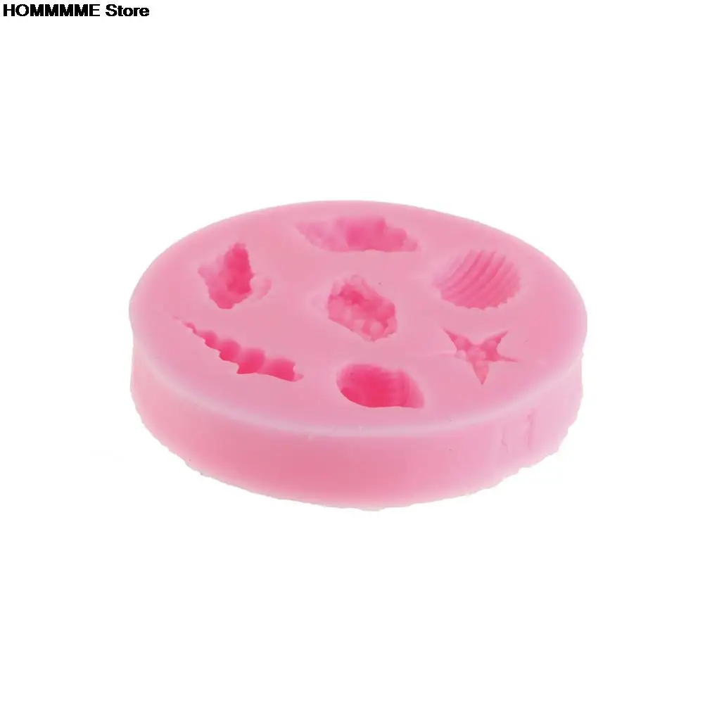 Морские животные раковины силиконовые формы 3D помадка украшения торта Gumpaste