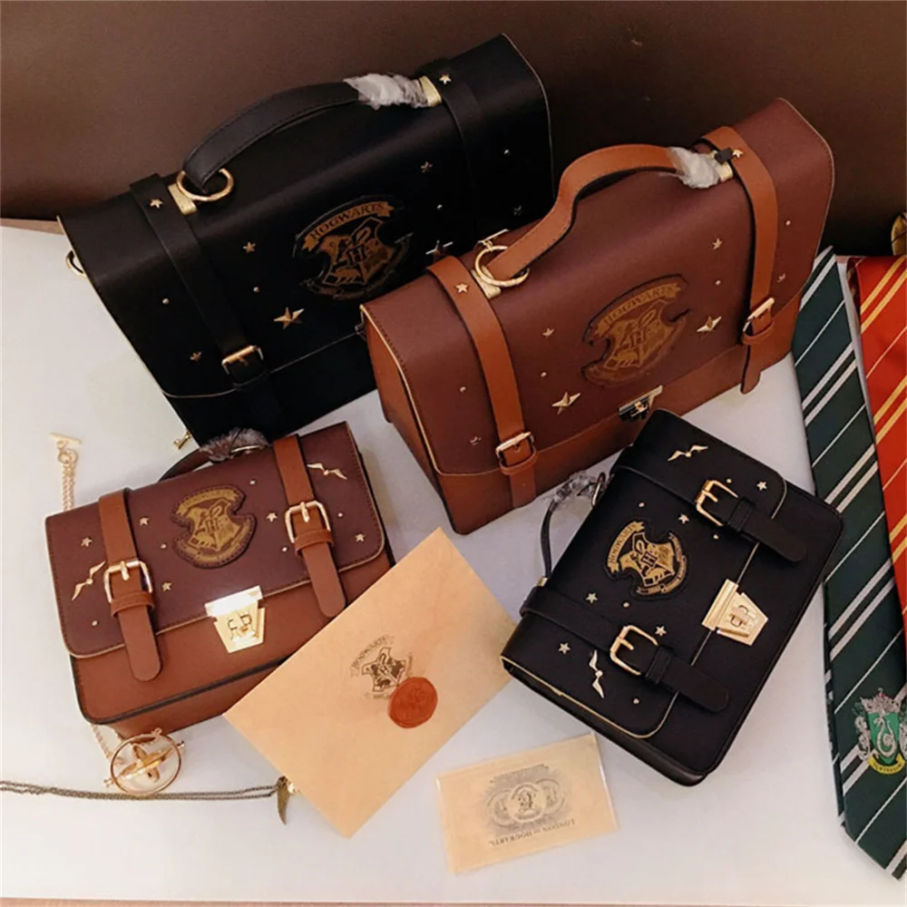

New Magic School Large-capacity Cambridge Bag British Style Ladies Shoulder Bag Fashion Casual Pu Handbag BM073