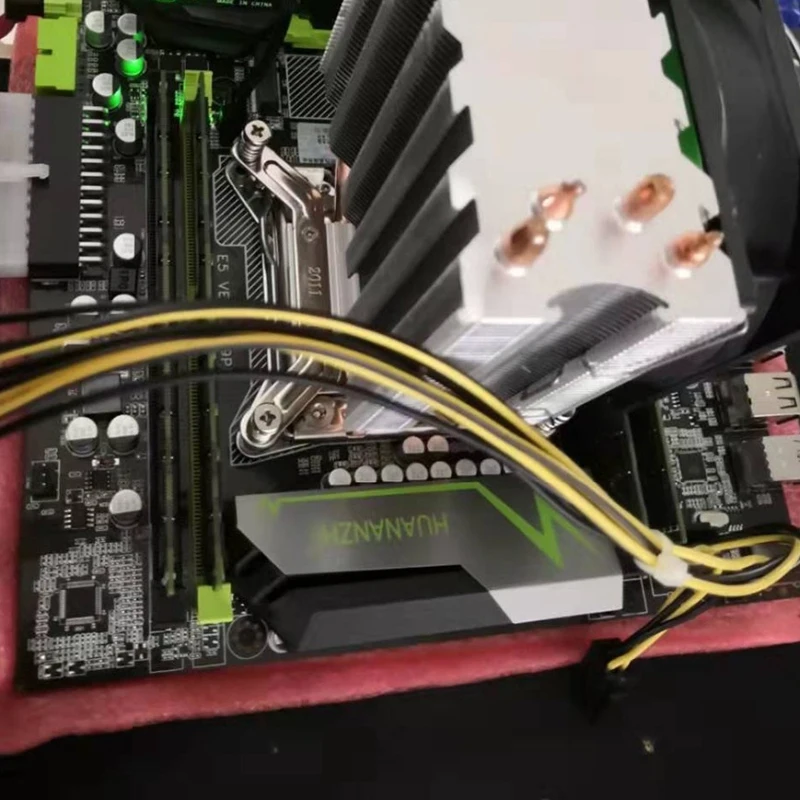 Комплект материнской платы HUANANZHI X79 Pro с двойным M.2 слотом NVMe SSD cpu Intel Xeon E5 2640 2,5 GHz ram 16G(4x4G
