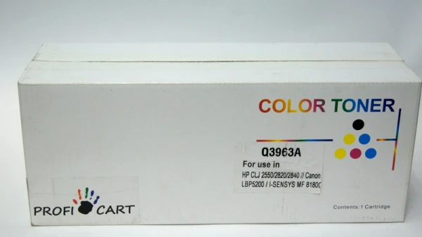 Картридж Q3963A (122A) красный для HP Color LaserJet 2550/ 2820/ 2830/ 2840 совместимый (4000 стр.) |