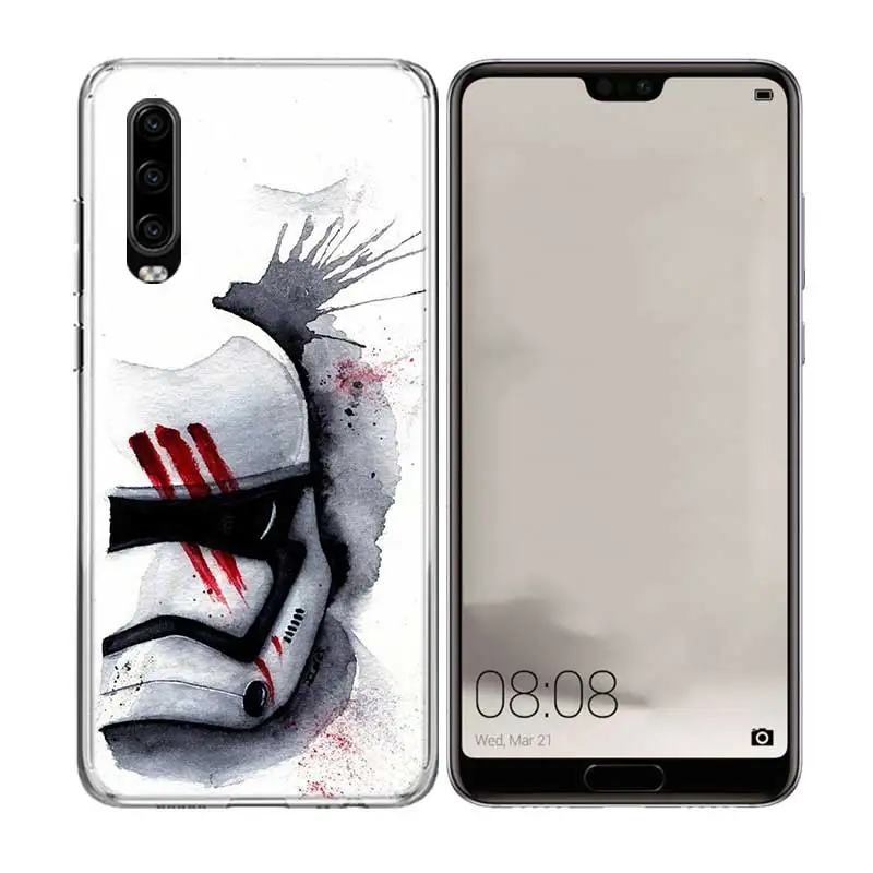 Outer Space Combat Silicone Back Case For Huawei P30 P20 Mate 30 20 10 Pro P10 lite P Smart + Plus Z 2019 Cover |