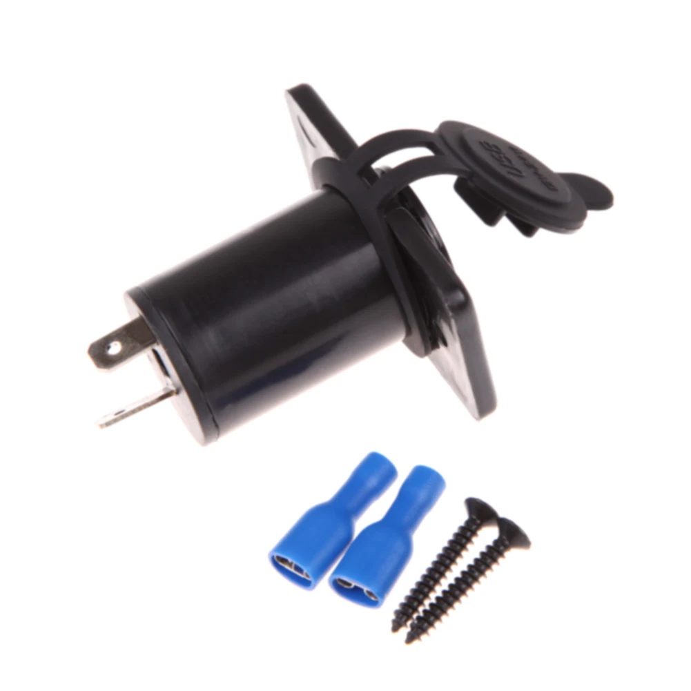 

Зарядное устройство с двумя USB-портами, водонепроницаемая розетка 3,1 а, крепление на панели, зарядное устройство для мотоцикла и автомобиля, ...