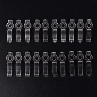 10pcslot ip65 3528 3014 5050 rgb led tape light bracket clamp led strip silicon clip for fixing 8mm 10mm waterproof