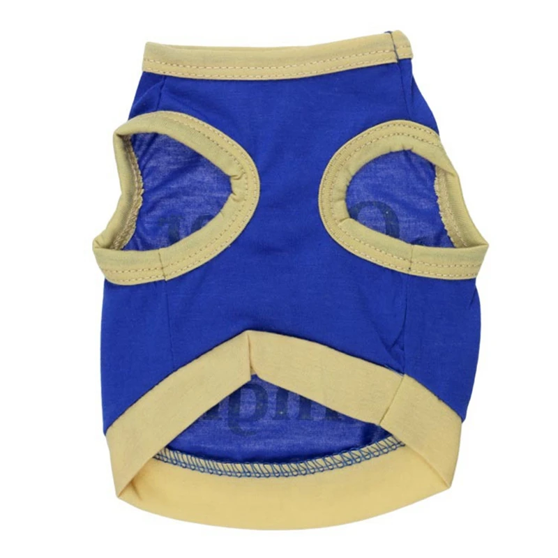 Летняя одежда для маленьких собак рубашка хлопковый жилет домашних животных