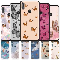 Case for Motorola Moto Play One Fusion Plus Power Lite Soft Cover Hype Stylus E6s Phone Funda Diamond Butterfly Coque
