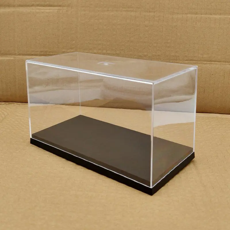 

Motorcycle Model Acrylic Case Toys Car Display Storage Boxes Transparent Dustproof 20cm L,11.7cm H