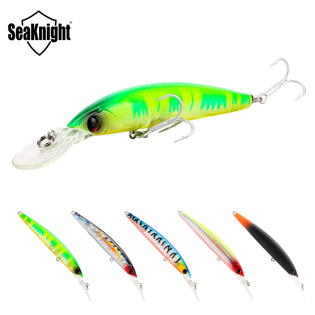 SeaKnight Minnow SK045 Рыболовная Приманка 5 шт. 16 3 г 110 мм 0 2 м плавающая приманка
