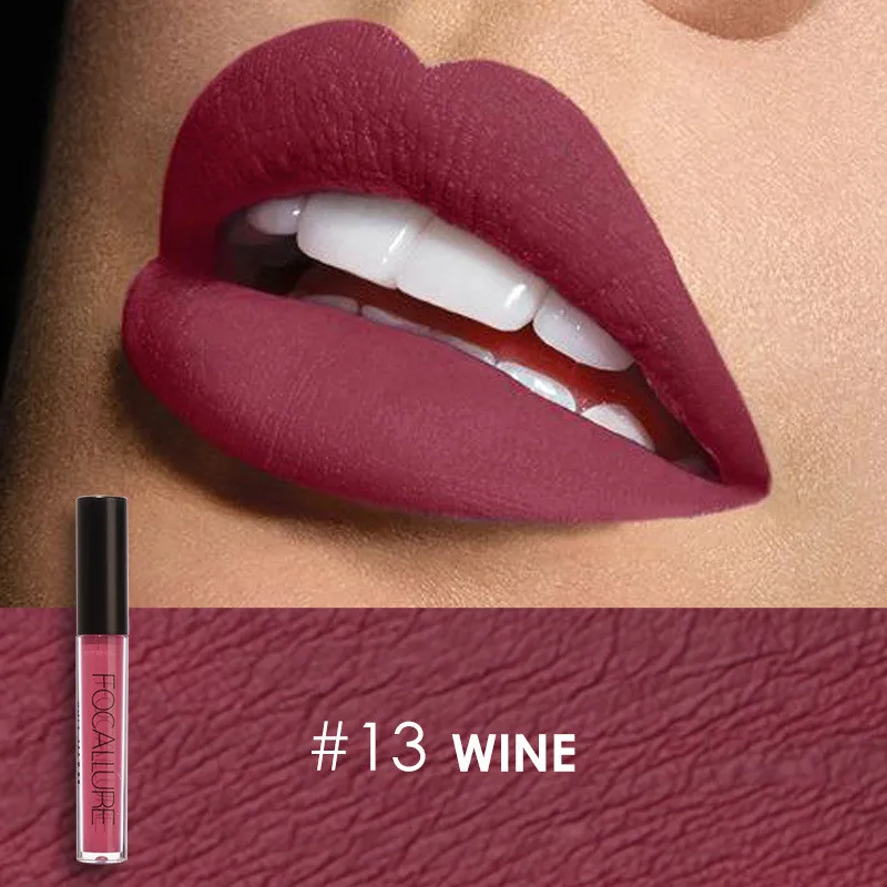 

FOCALLURE 37 pcs/lot Matte Lipgloss Sexy Liquid Lipstick Matte Long Lasting Waterproof Cosmetic Beauty 24 Hours Makeup lipgloss