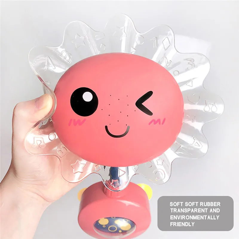 Детская забавная игрушка для ванной с водой душ подсолнухом электрические