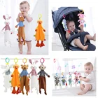 Детская Мягкая Плюшевая Кукла-животное, игрушки, прорезыватель, детская коляска, подвесное успокаивающее полотенце, захватывающие погремушки, обезьяна, новорожденный Playmate, спокойная игрушка