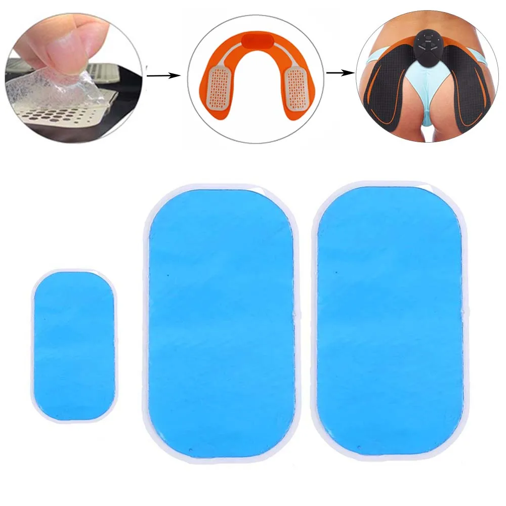 

30/40/50Pcs Replacement Gel Pads for EMS Trainer Weight Loss Abdominal Muscle Stimulator Exerciser Replacement Massage Gel