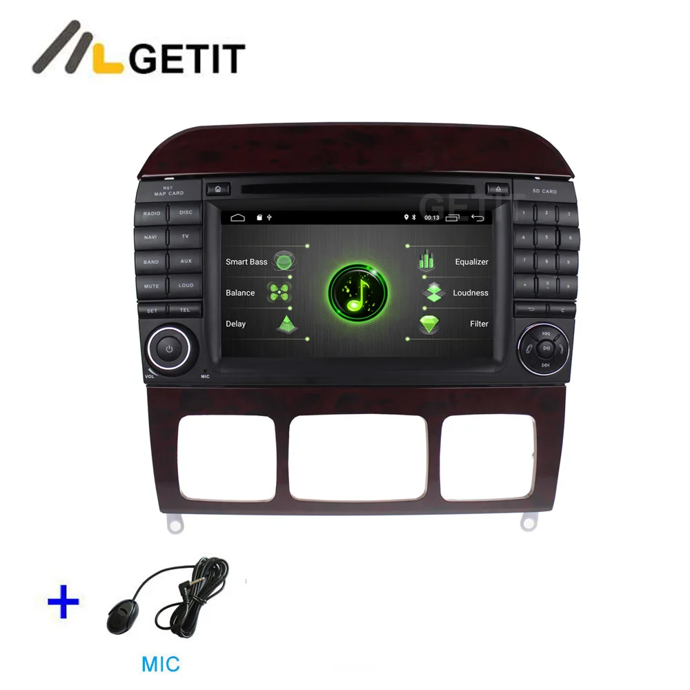 DSP 2G-RAM 16G-ROM DSP 64G PX6 Android 9 Автомобильный DVD стерео радиоплеер gps для Mercedes Benz S Class W215 W220 S320 S400 S420 S430 S280 S350 - Цвет: DSP 2G-RAM 16G-ROM