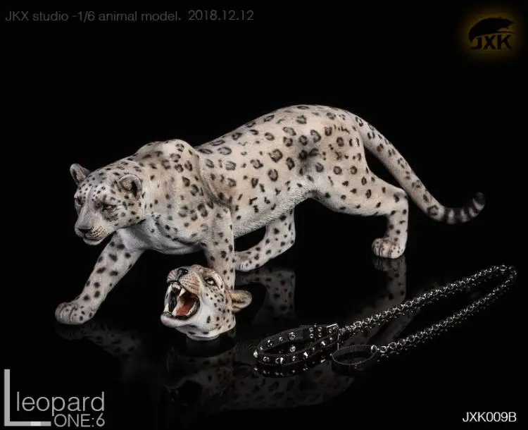 JXK JxK009A 1:6 весы леопардовые флуоресцентные глаза фигурки животных модель игрушки хобби