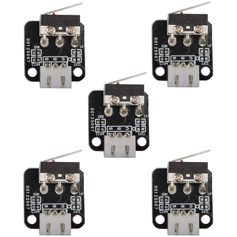 

5 Pcs 3Pin End Stop Limit Switch Mechanical Endstop Switch Module for 3D Printer Accessories CR 10 Ender3