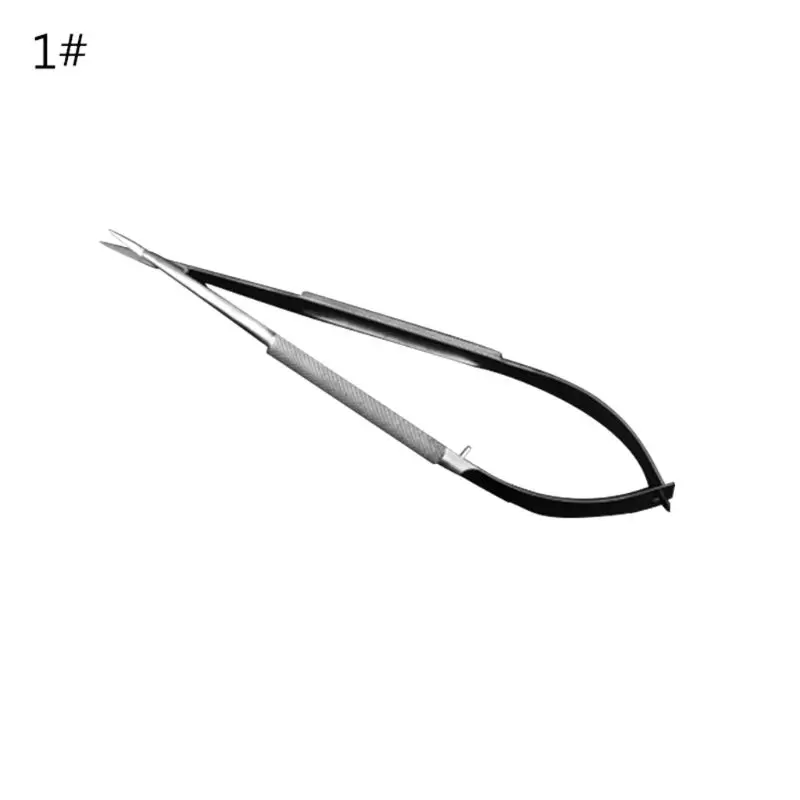 

Microscopic Scissor Forcep Probe Micro Hook Tweezer Spatula 12cm Stainless Steel