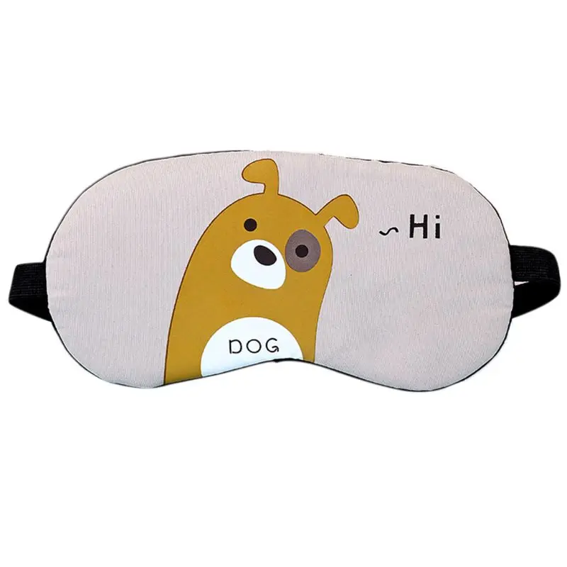 

Women Women Girl Cute Cartoon Animal Bear Rabbit Panda Printed Sleeping Eye Mask Thick Cotton Candy Color Eyeshade Nap Cover