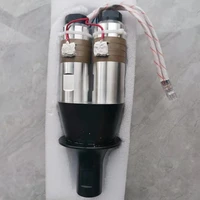 15k 4200w high power ultrasonic welding transducer machine accessories with booster for industrial plastic welding machine