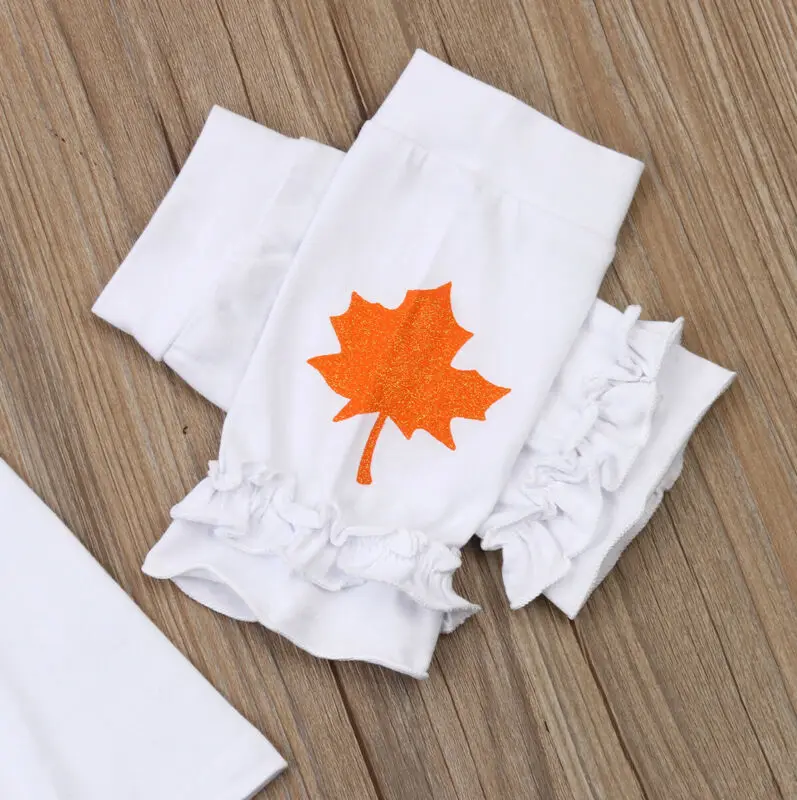 Одежда на День Благодарения для новорожденных девочек от 0 до 24 месяцев комплект