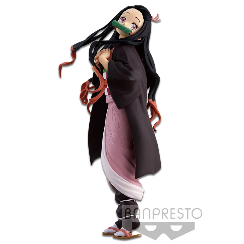 

Оригинальные фигурки Anmie Demon Slayer Kamado Nezuko, 22 см, модели игрушек