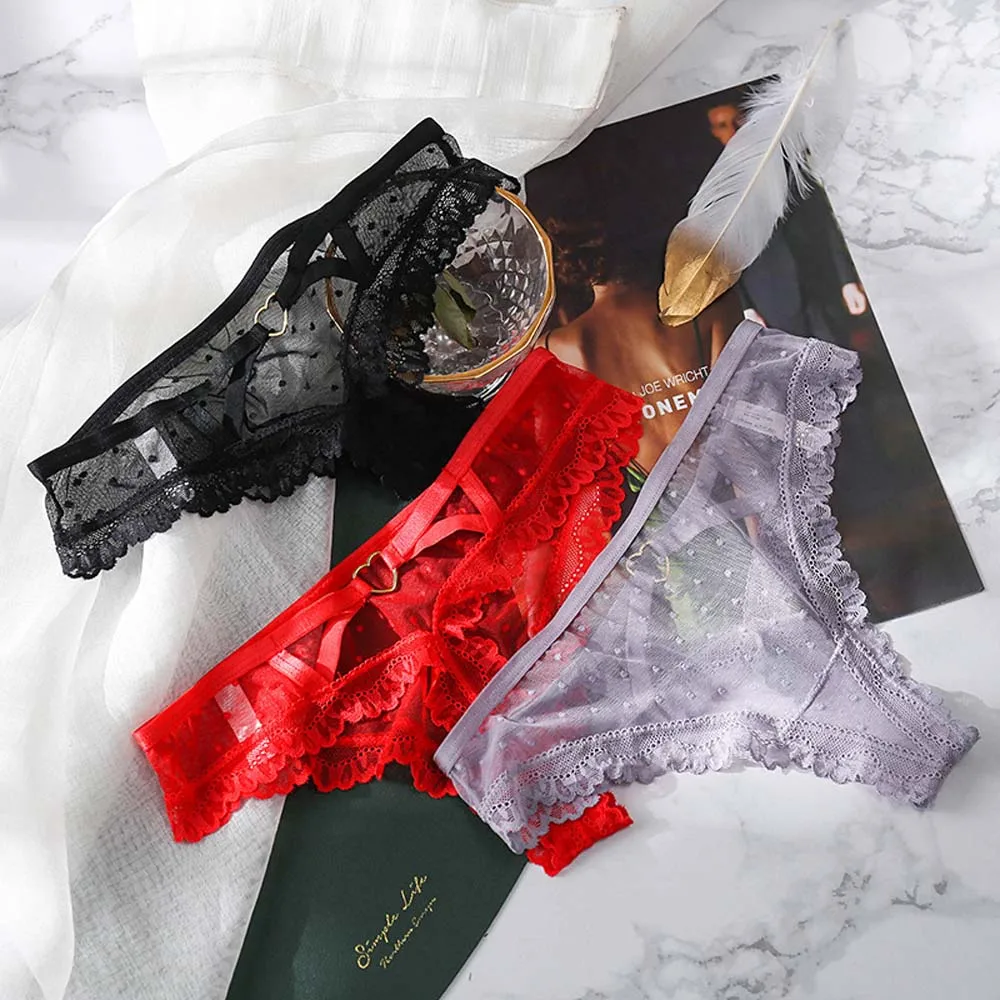 Сексуальные трусики-стринги кружевные сетчатые трусики с заниженной талией