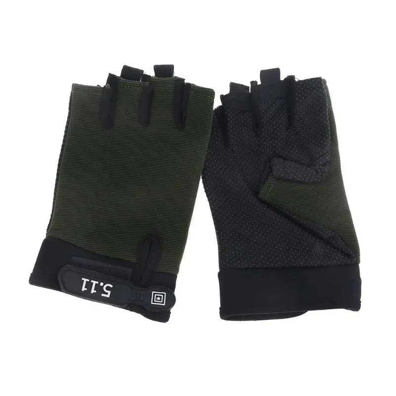 

Men Camouflage Gloves Outdoor Sport Cycling Half Finger Anti-Slip Shock-Absorbing Fitness Fingerless Mittens Warmer