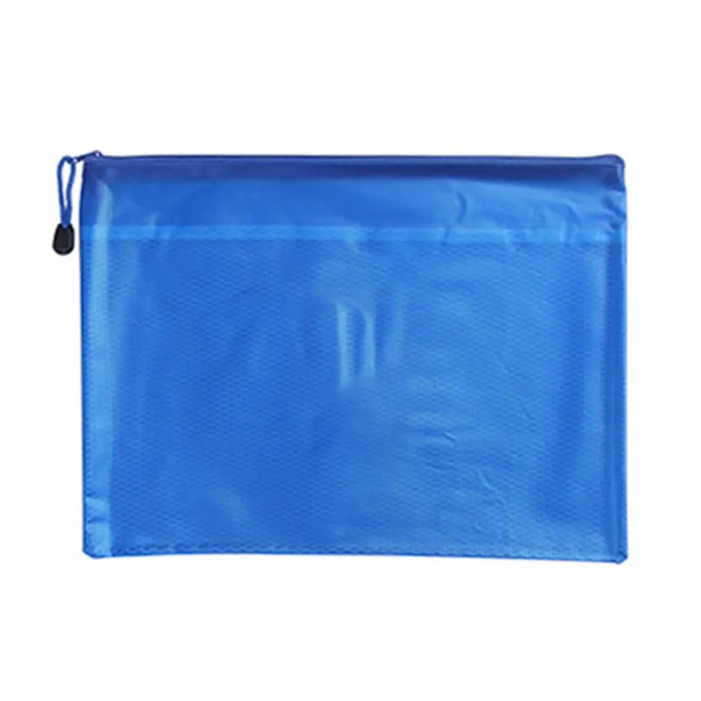 Большой объем A4 файл сумка ПВХ Карандаш Чехол зажим чистая молния