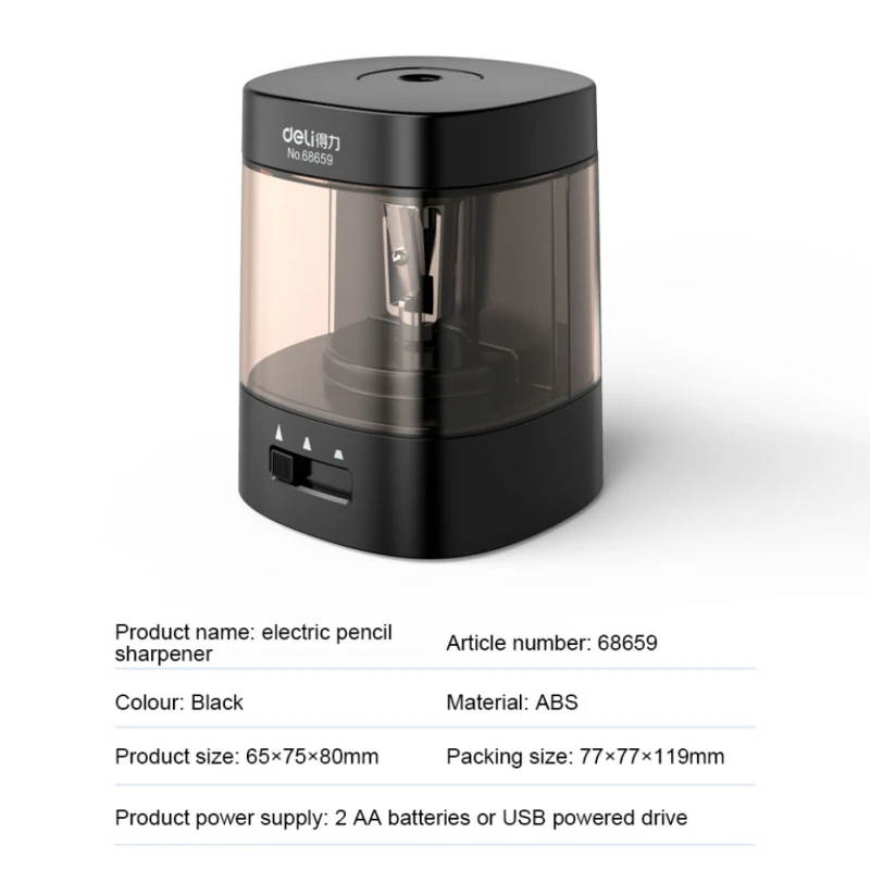 

Electric Automatic pencil sharpener Switch Pencil Sharpener Home Office School Supplies stationery art A1
